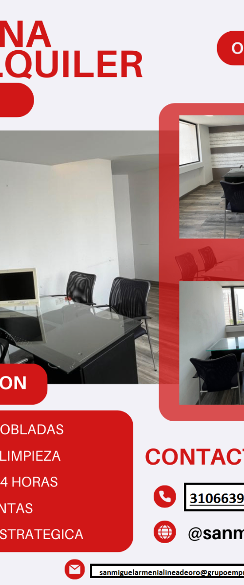 Oficina en arriendo en Manizales